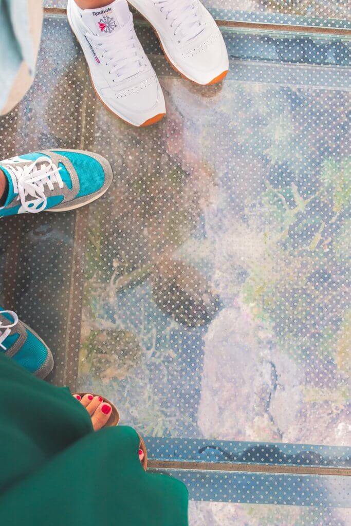 Bodenplatte auf Cabo Girau auf Madeira