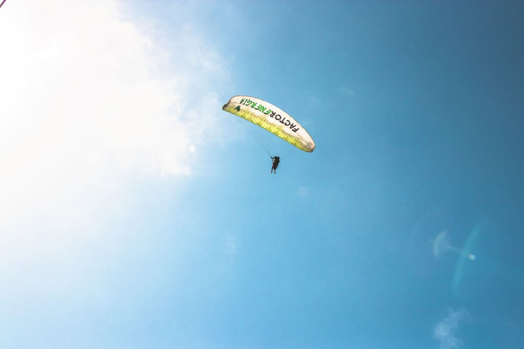 Paragliding in Calheta auf Madeira