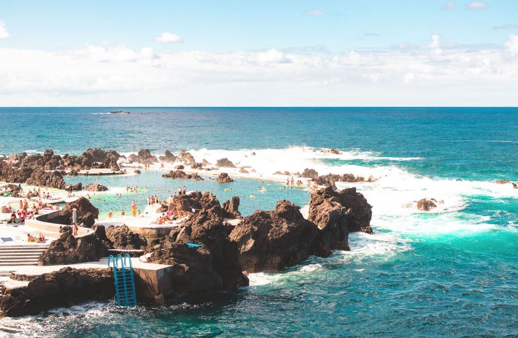 Naturschwimmbecken in Porto Moniz auf Madeira