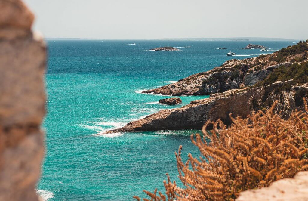 Meerblick von der Alstadt Ibiza