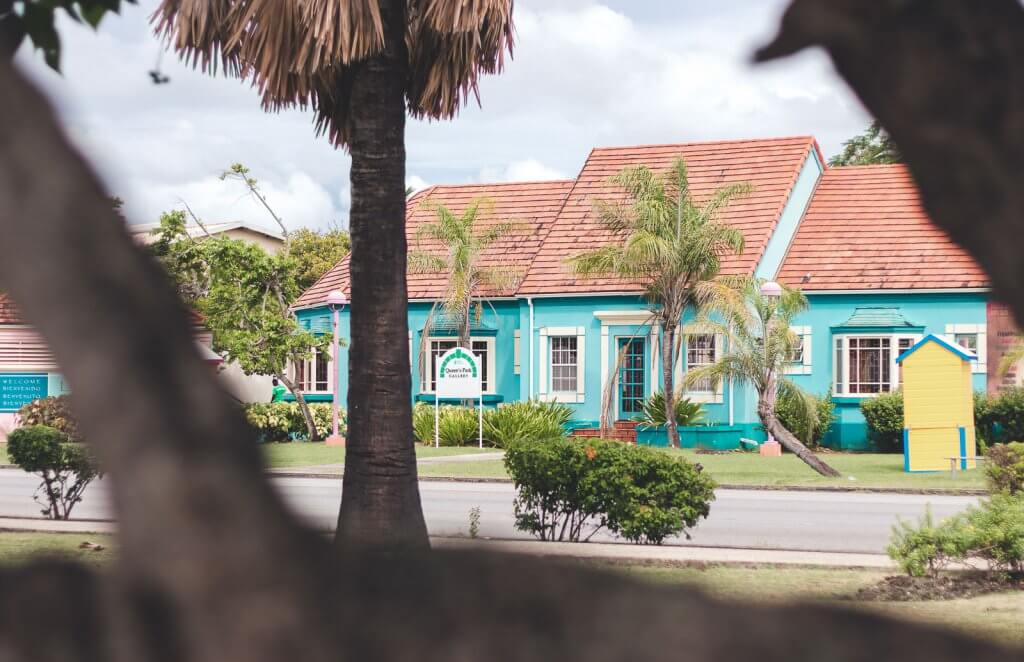 Haus auf Barbados in der Karibik