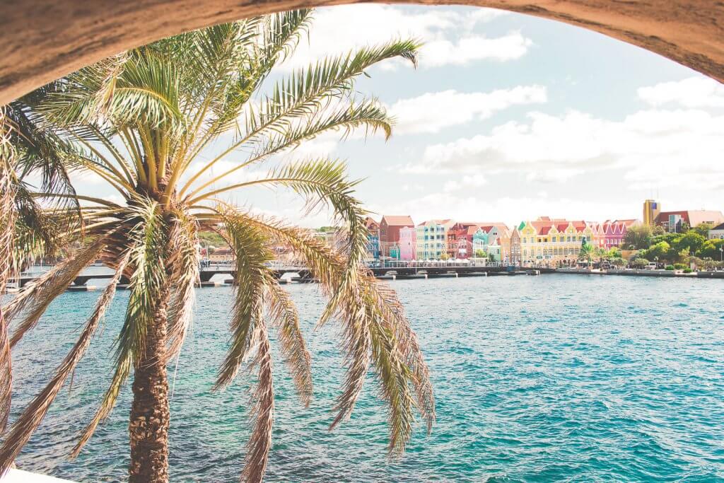 Willemstad auf Curacao in der Karibik