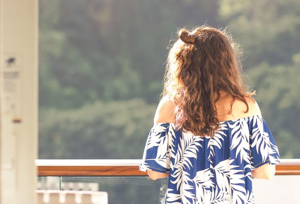 Stefffa an Board, auf der Kreuzfahrt durch die Karibik