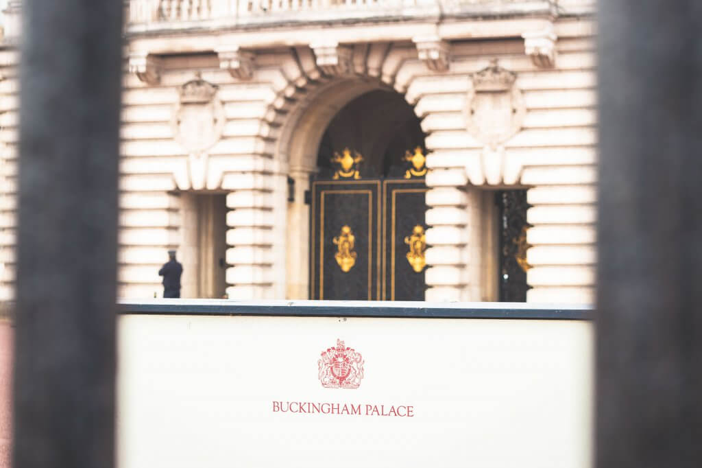 Buckingham Palace in London