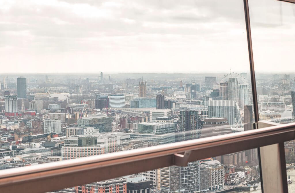 Ausblick im Skygarden London