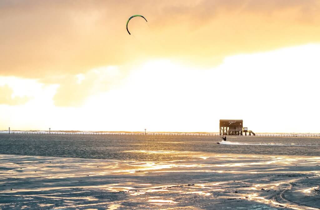 Sonnenuntergang in Sankt Peter Ording
